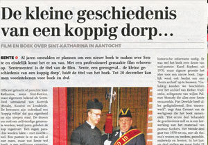 Het nieuwsblad Massa scene artikel