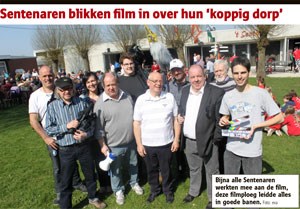 Het nieuwsblad Massa scene artikel